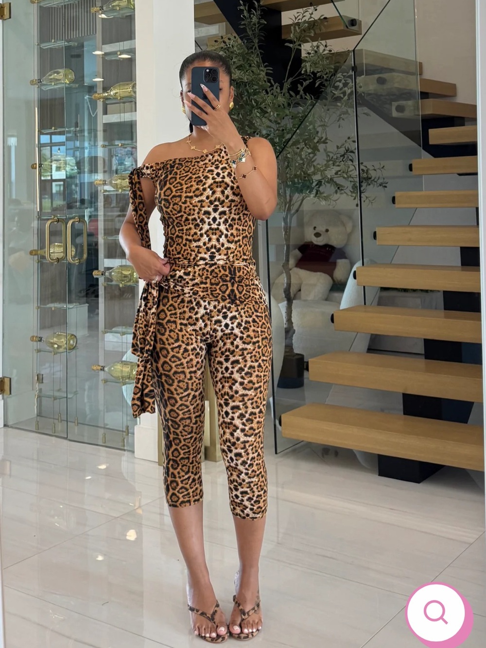 Minaa Monroe Cheetah Gal set {L}
